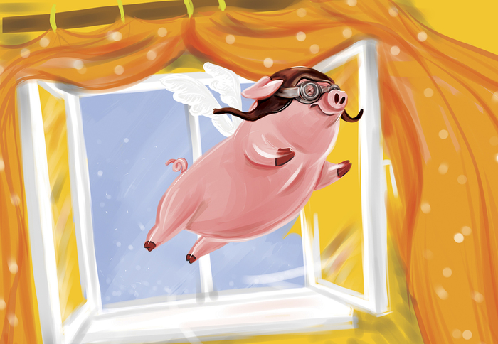 Полет хрюнделя