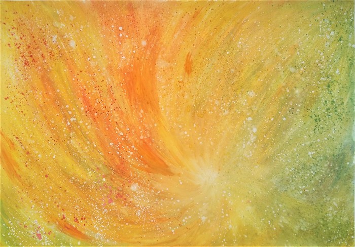 Лучи солнца в стиле Живопись на Illustrators.ru