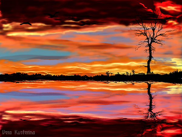 Закатное отражение