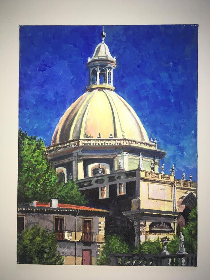 Картина: Катанский Собор святой Агате