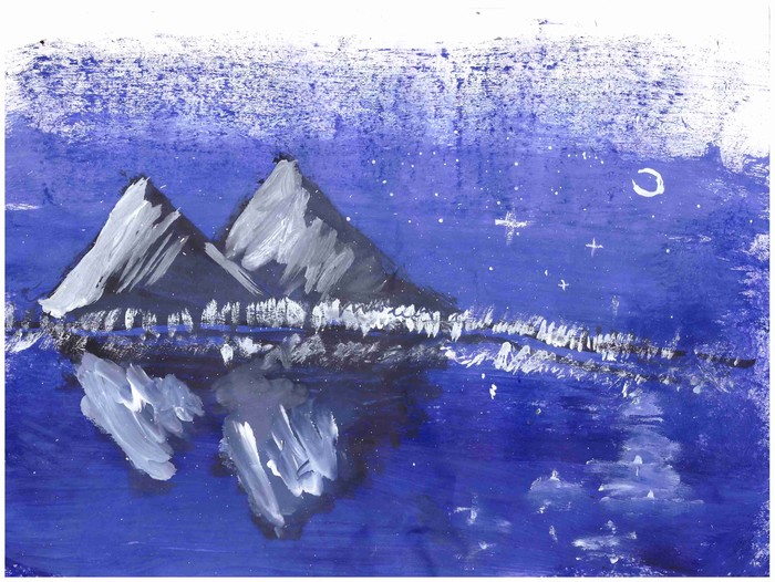 ночные горы