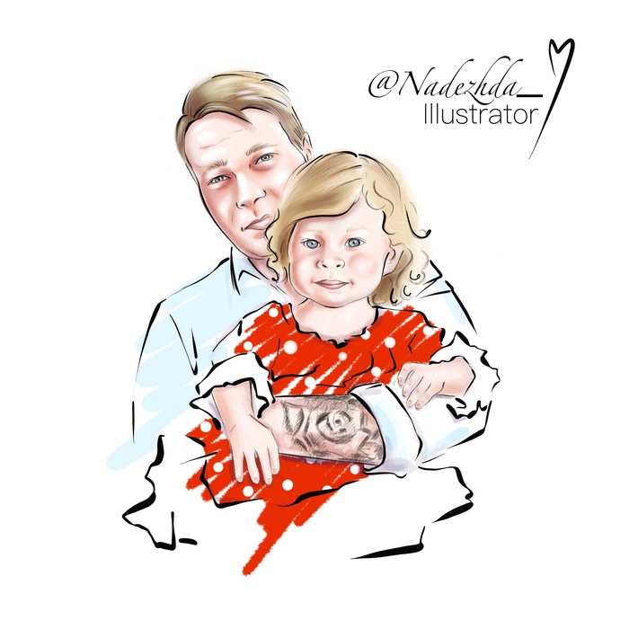 Нарисую Портрет Иллюстрацию по вашей фотографии. 3-5 дней