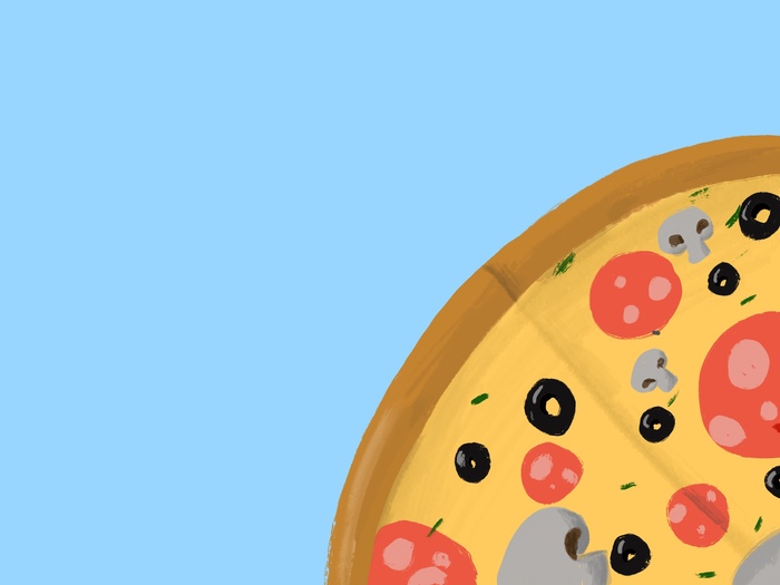 Иллюстрация пицца