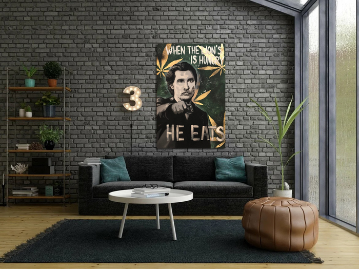 Картина в лофт стиле