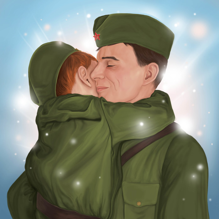 Иллюстрация к 75-летию Великой Победы! Великая Отечественная война 1941-1945 гг.