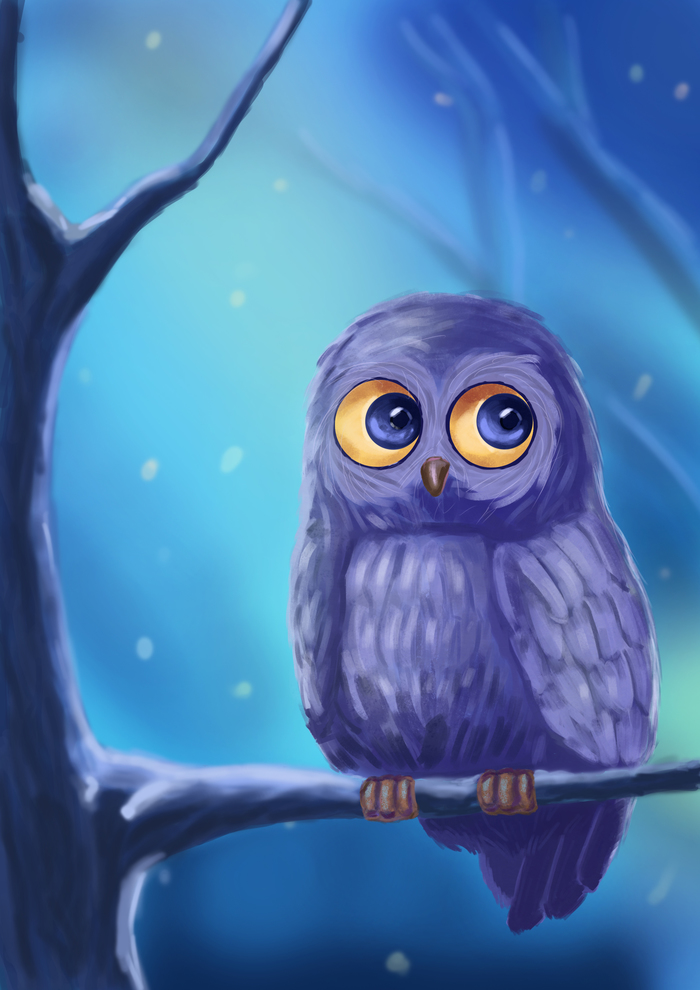 Зимняя сова