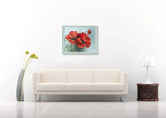 Красные маки