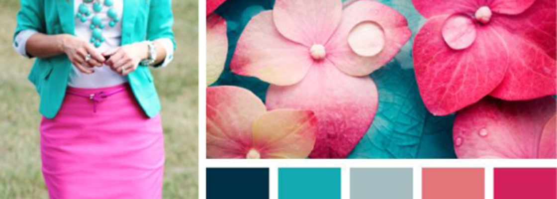 Main sochetanie birjuzovogo cveta s rozovym