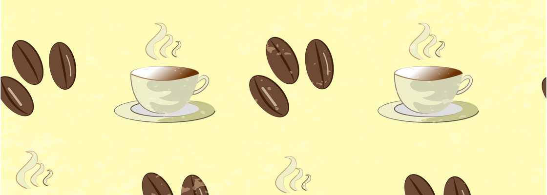 Main vintage coffe pattern