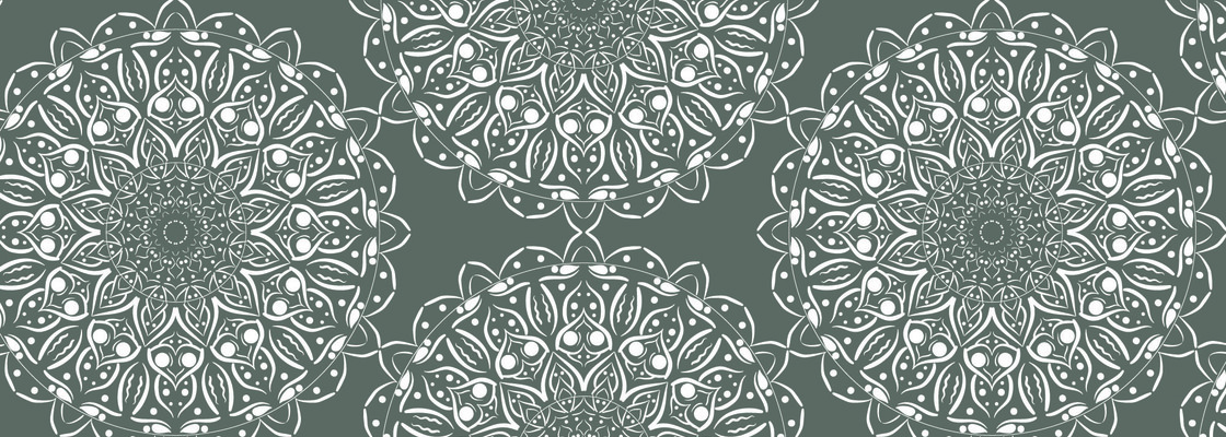 Main lace pattern white on gray background
