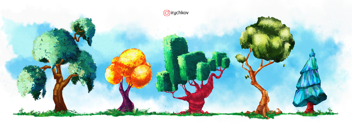 Main 02cartoon trees color