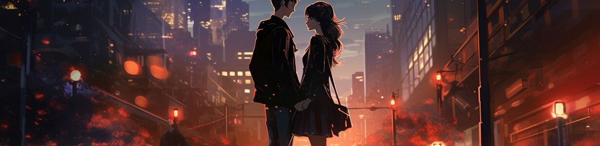 Main beautiful anime couple new year s eve